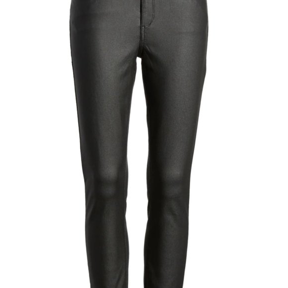 Ellie Coated High Waist Ankle Skinny Jeans - Picture 4 of 6